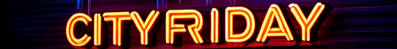 Cityfredag Banner